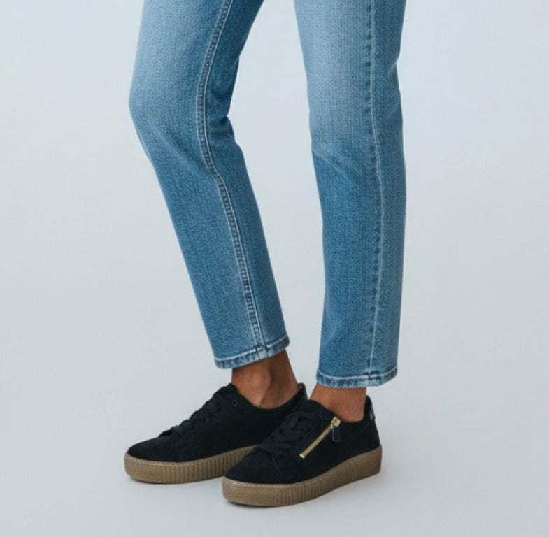 Gabor - 6010.01 Navy Zip Trainer