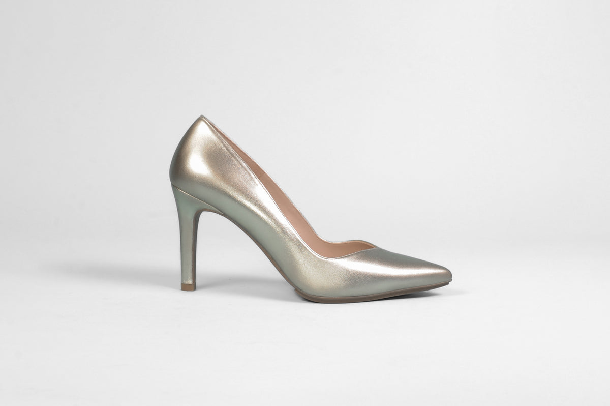 Lodi - Rabot Gold Leather Court Shoe