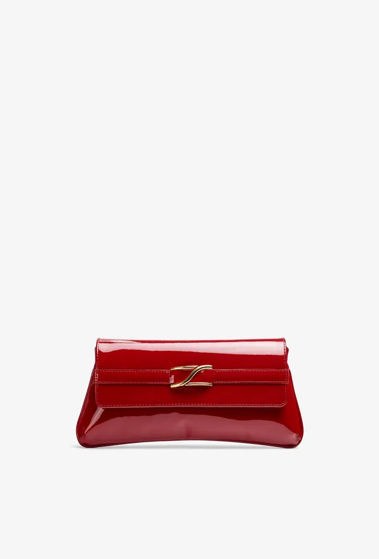 Unis - ZBLAIR Red Patent Clutch