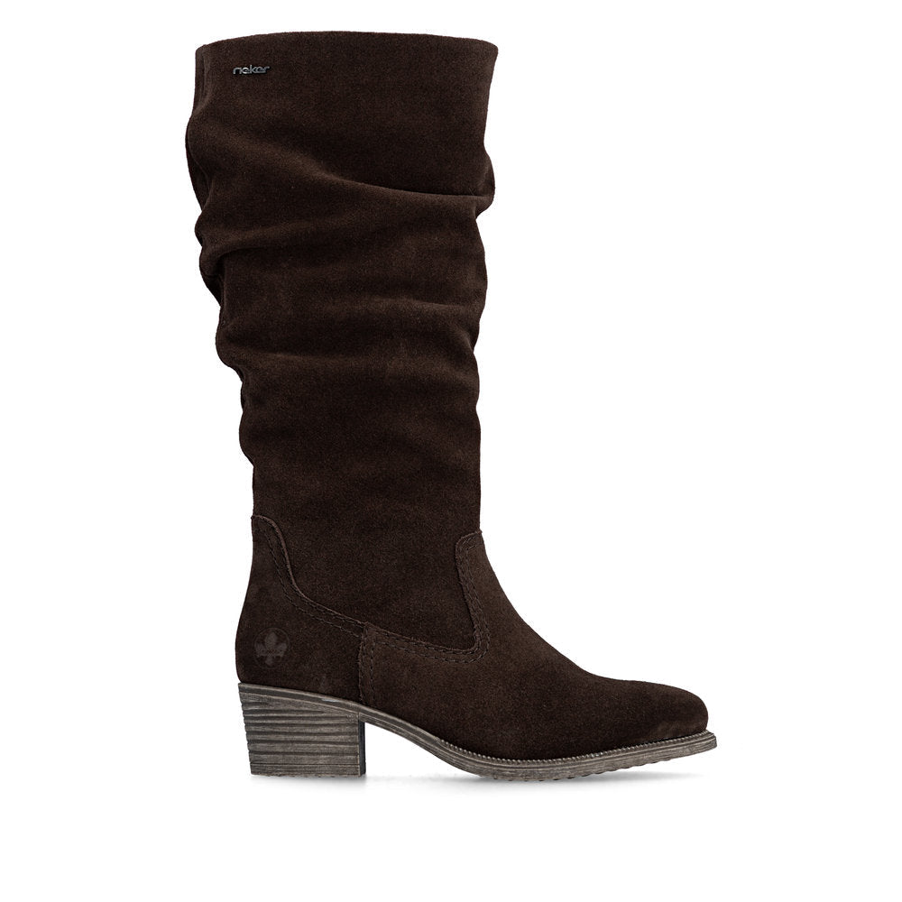 Rieker - 73159 Brown Slouch Boot