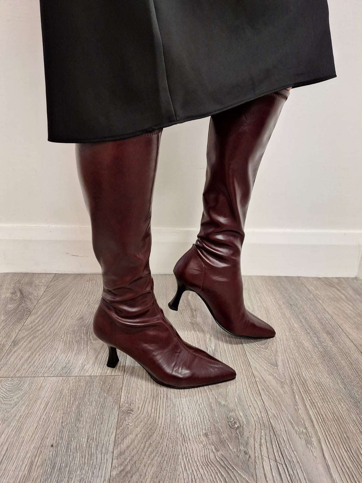 Miss Elastic - 78041 Burgundy Knee High