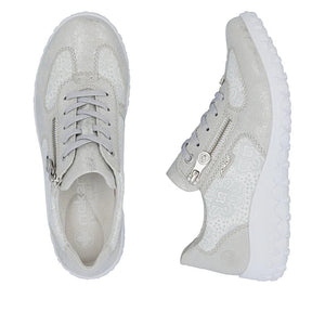 Rieker - 59501 Silver Stretch Trainer