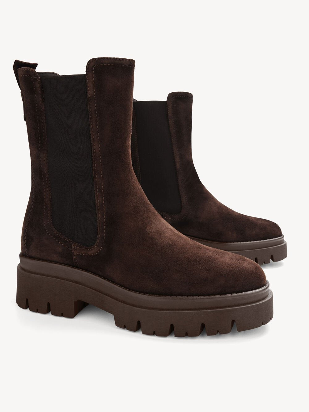Tamaris - 25992 Brown Suede Chelsea Boot