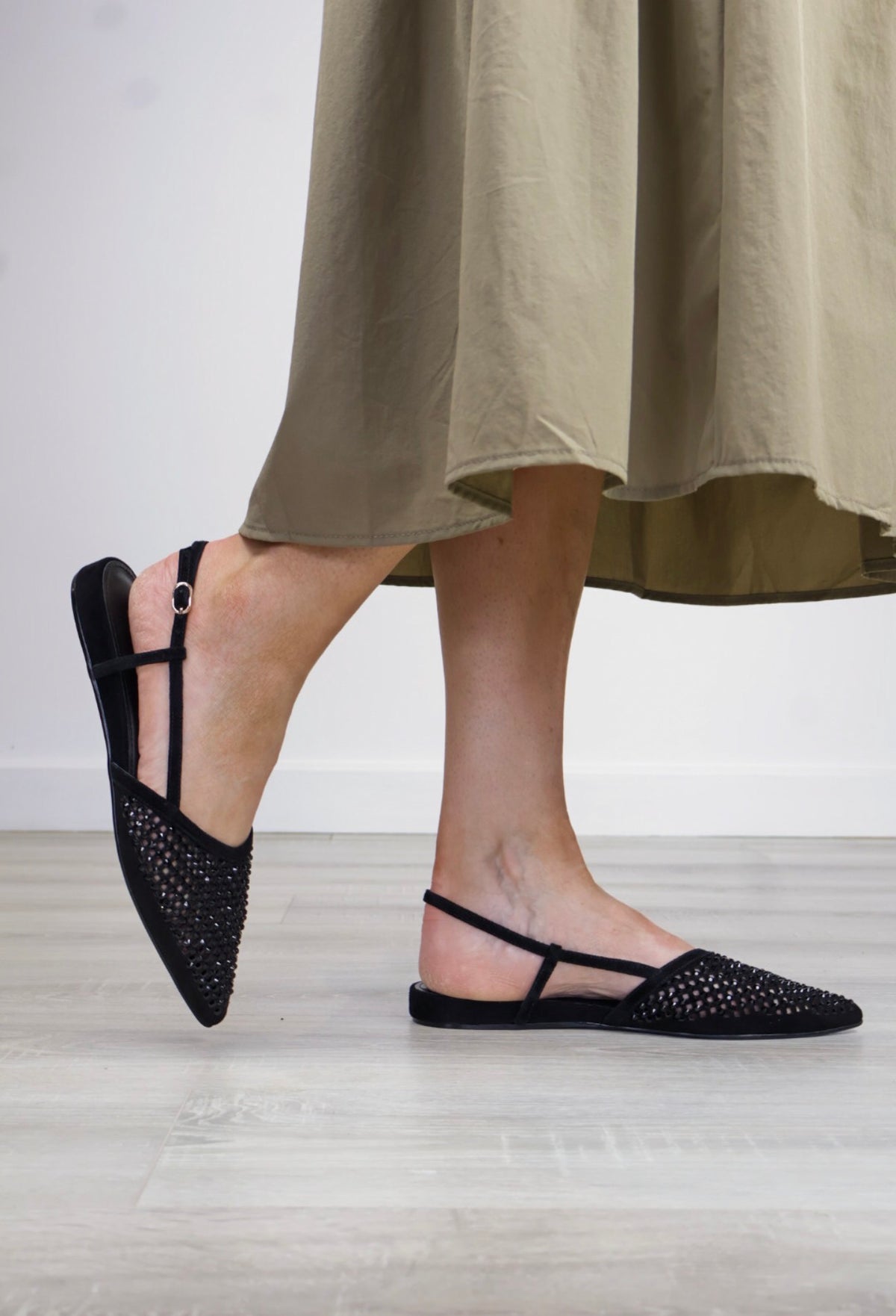 Lodi - Hercules Black Slingback