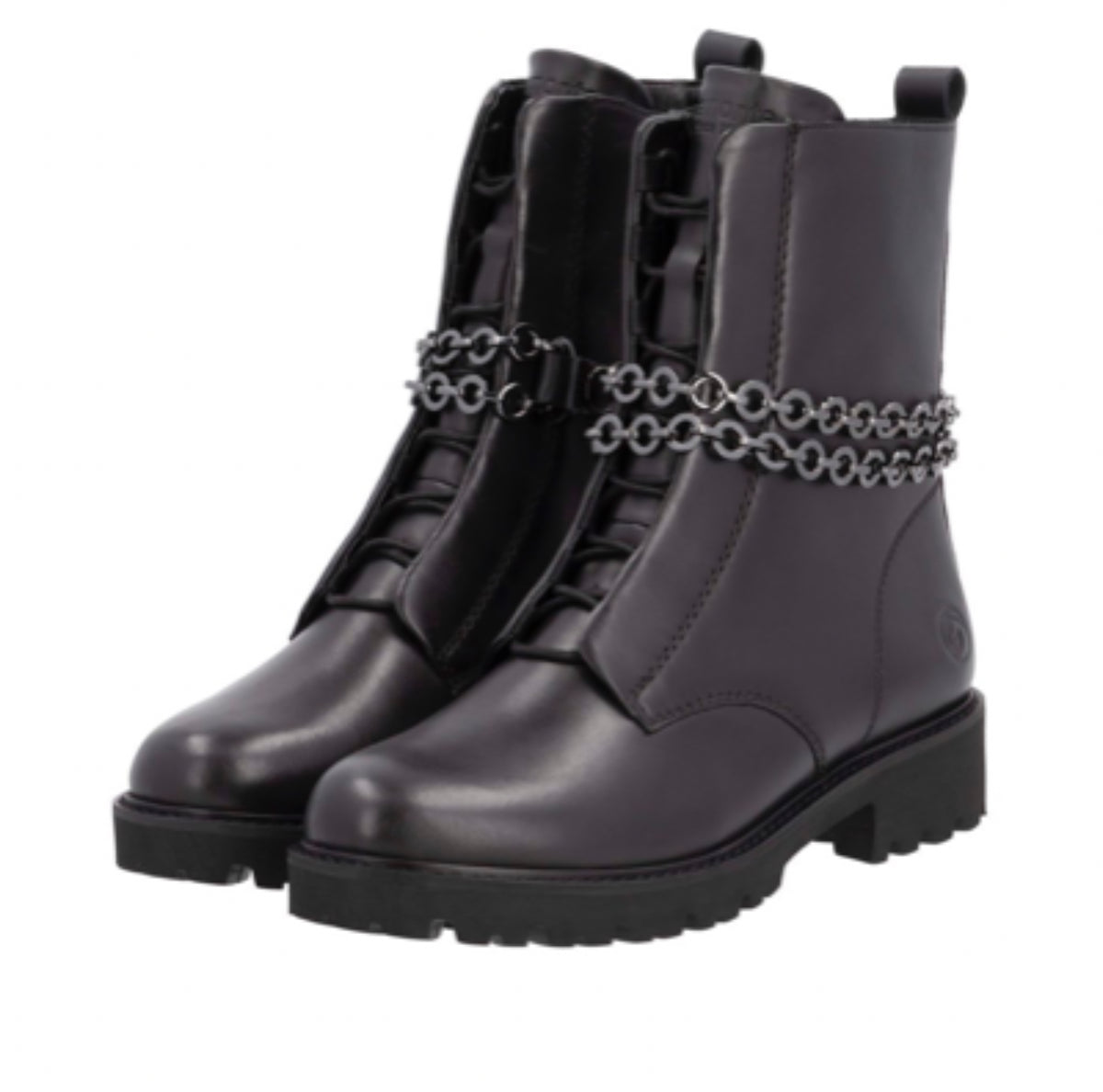 Remonte - D8665 Black Chain Biker Boot