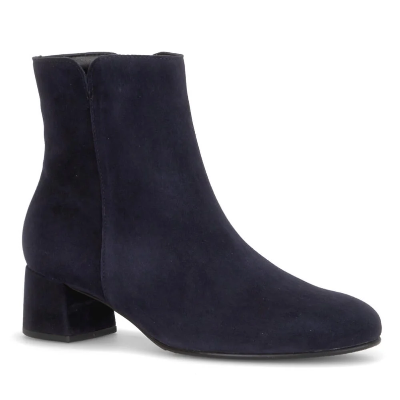 Gabor - 8036.01 Navy Suede Ankle Boot