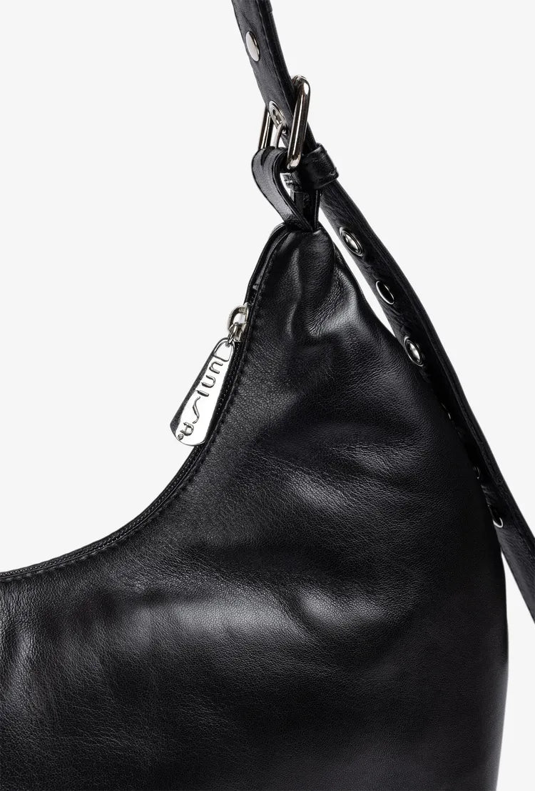 Unisa - ZILIAN Black Stud Shoulder Bag