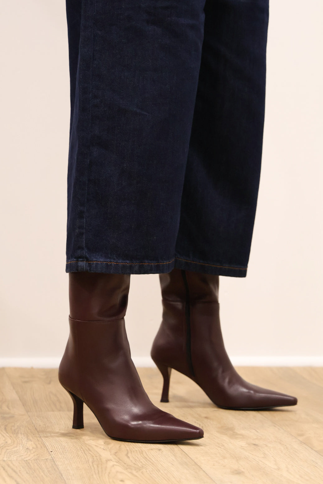 Rachels - Penny8 Burgundy Knee High