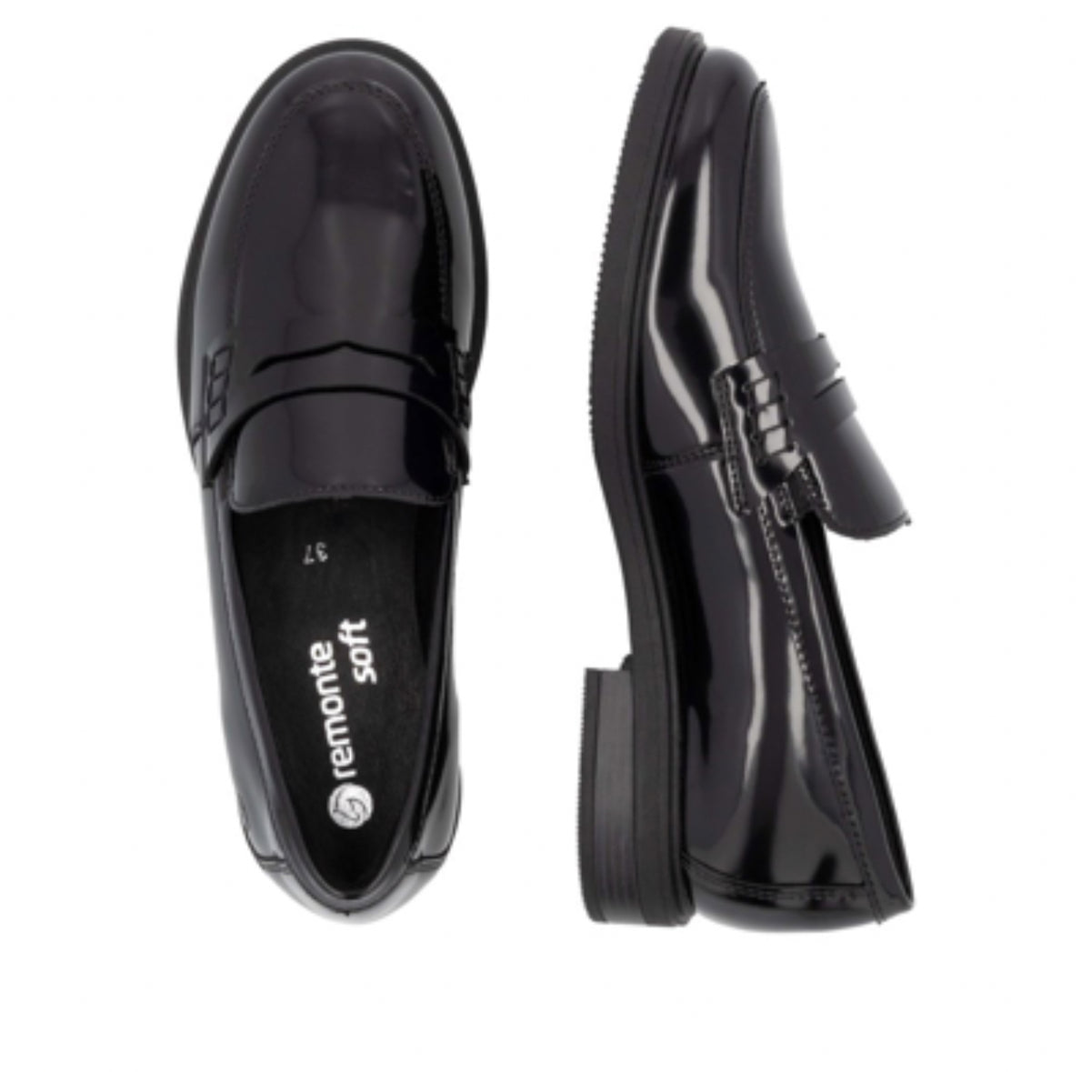 Remonte - D1U01 Black Patent Loafer