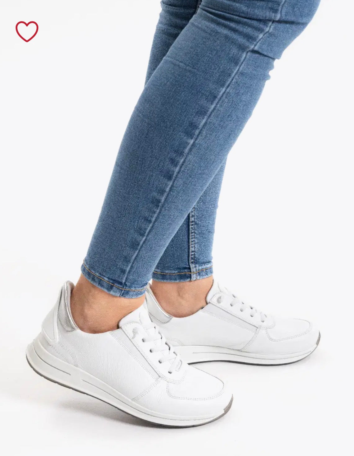 Ara - 24836 White Slip On Trainer