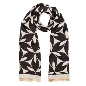 Elie Beaumont - Black/Cream Scarf