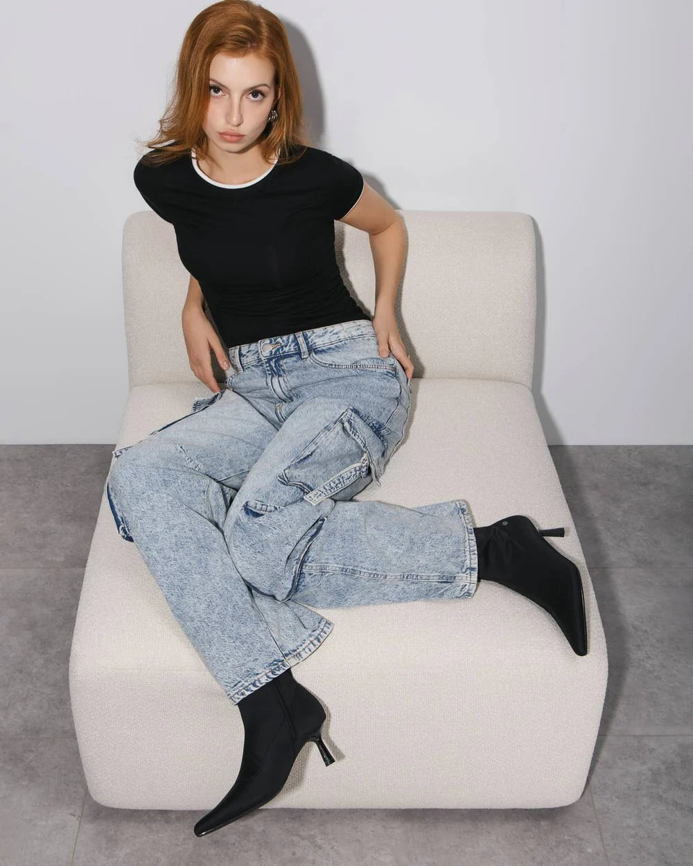 Xti - 144702 Black Ankle Sock Boot