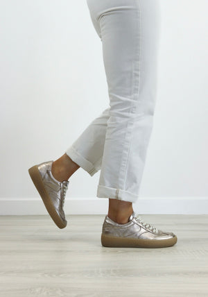 Meline - 5 SN Metallic Gold Trainer