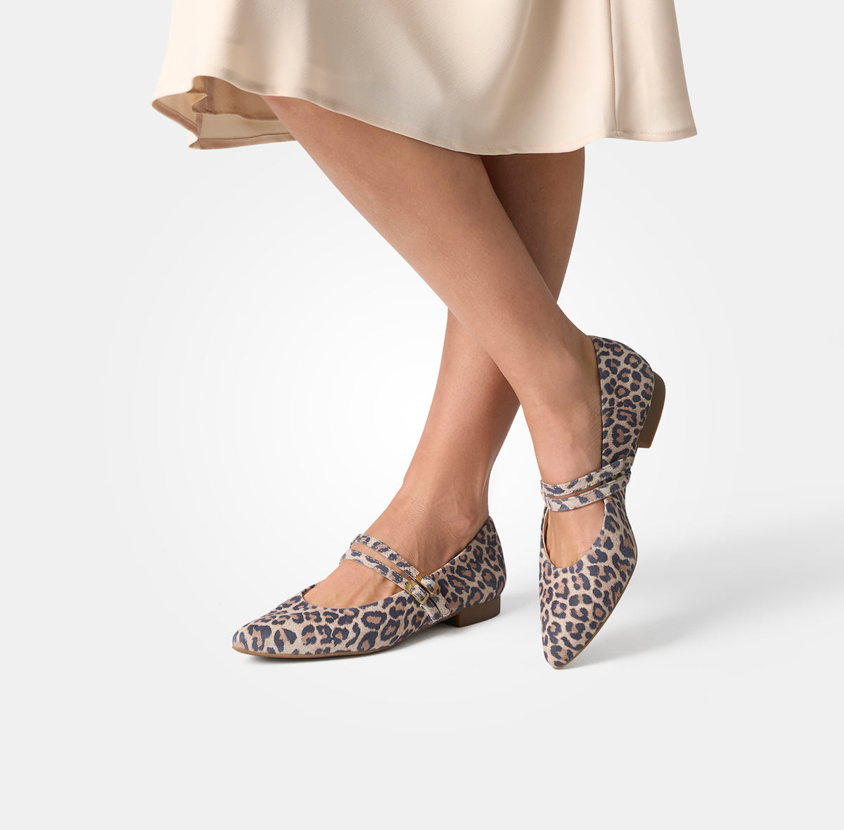 Paul Green - 1022 Leopard Mary Jane