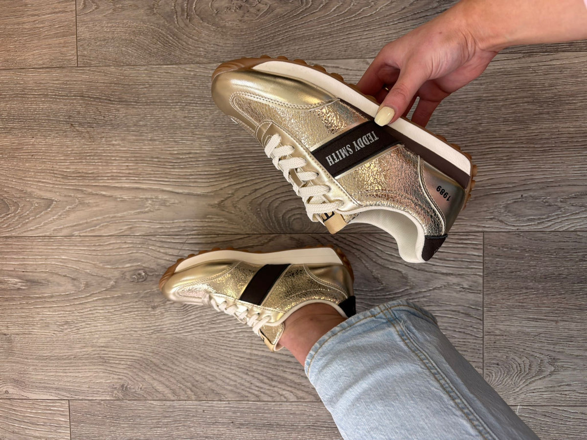 Teddy Smith - 120548 Gold Trainer