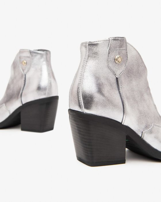 NeroGiardini - I409790D Pewter Cowboy Boot [Please Size Down]