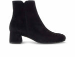 Gabor - 8036 Black Suede Ankle Boot