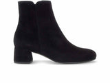 Gabor - 8036 Black Suede Ankle Boot