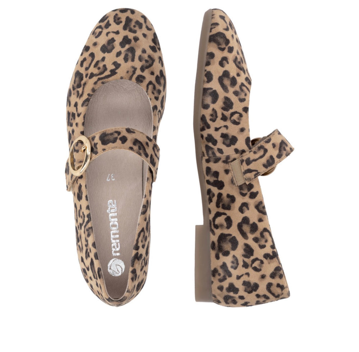 Remonte - D0K14-90 Leopard Mary Jane