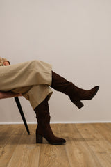 Xti - 146529 Brown Slouch Knee High