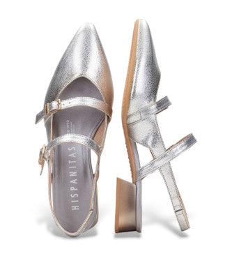 Hispanitas - HV253922 Silver Mary Jane Slingback