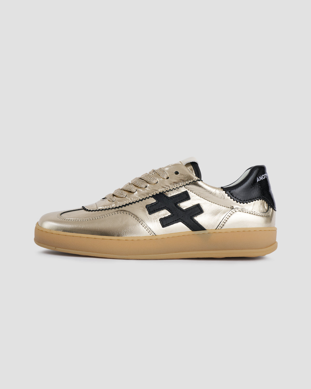 Another Trend - A032 Gold and Black Trainer
