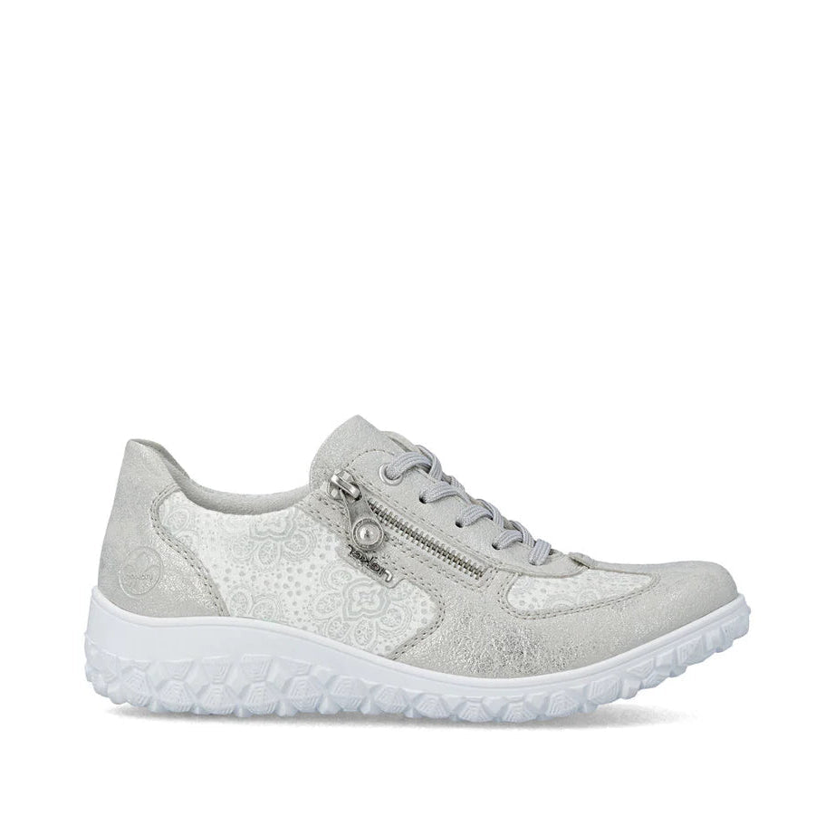 Rieker - 59501 Silver Stretch Trainer
