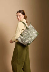 Alice Wheeler - Shoreditch Green/Print Travel Bag