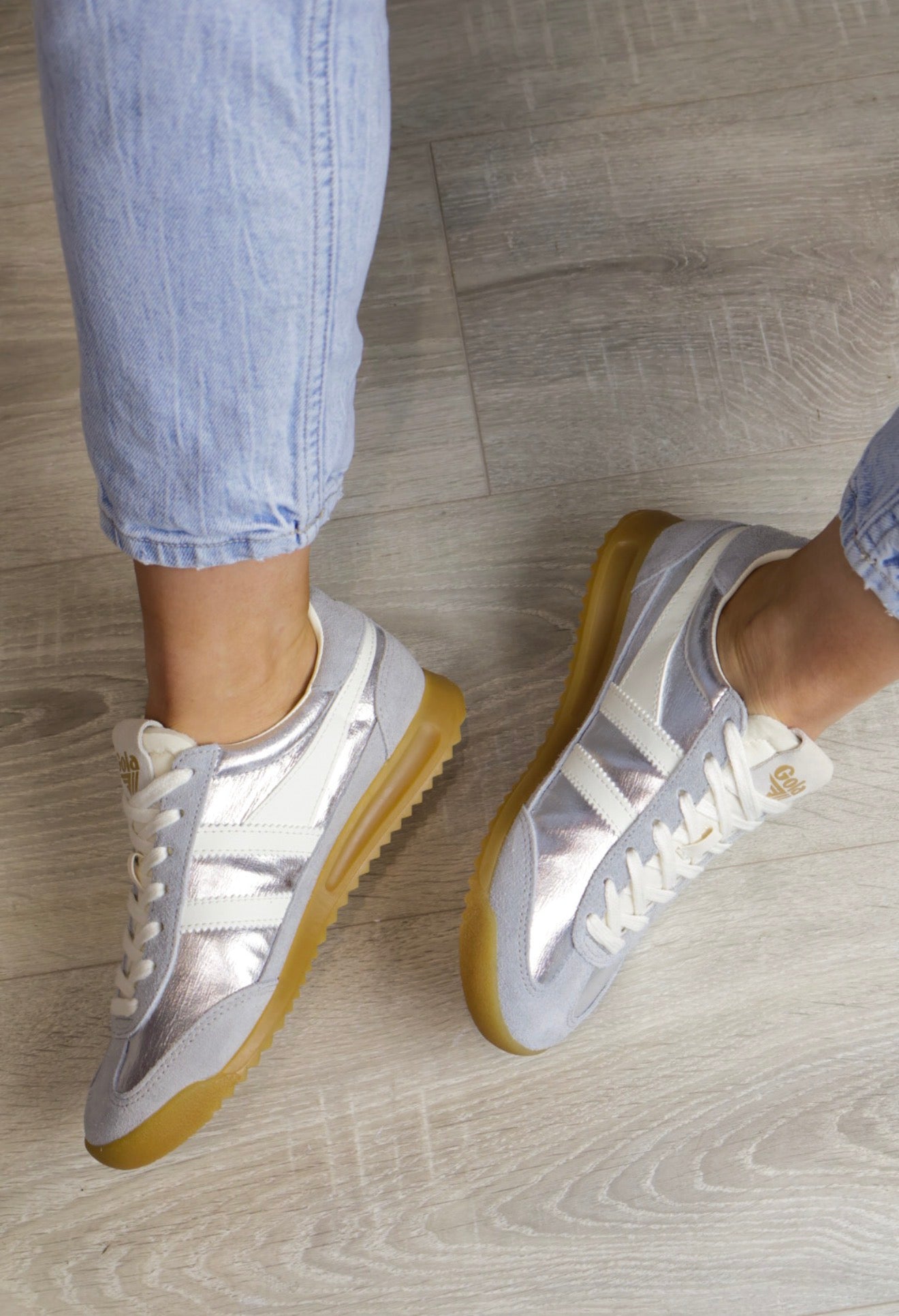 Gola - Firefly Silver Trainer