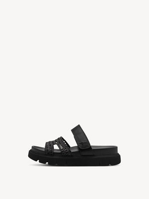 Tamaris - 27422 Black Weave Slide