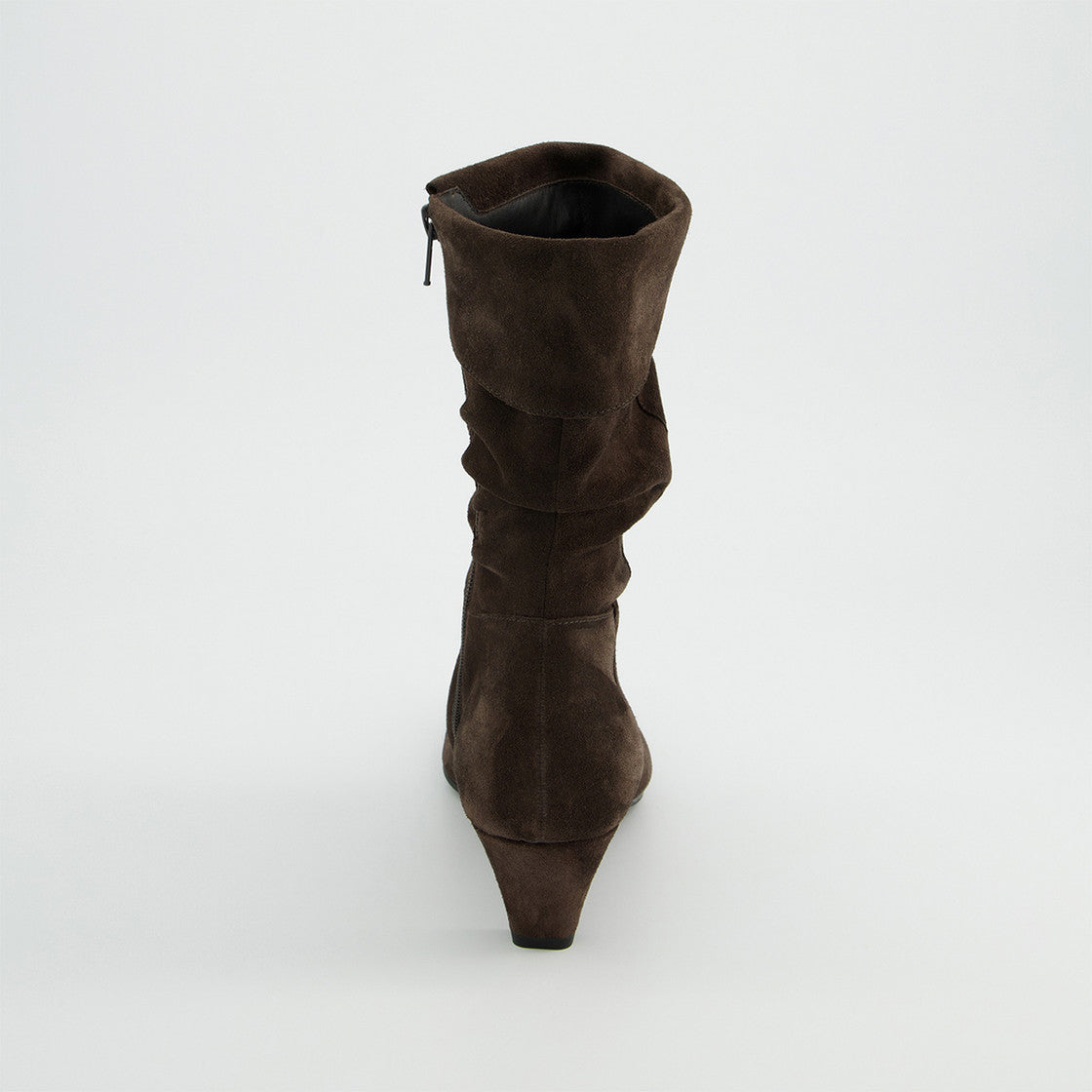Paul Green - 8328 Brown Slouch Kitten Heel Boot