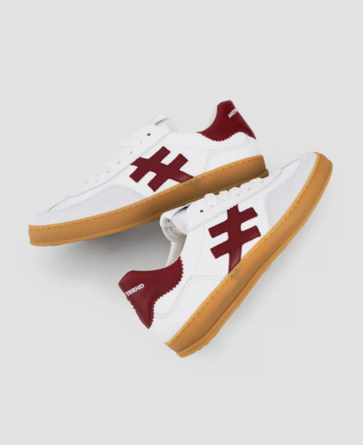 Another Trend - [A032 WHITE+ RED] Retro Trainer