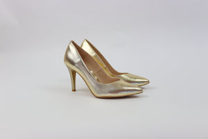 Rachels - S6046/154 Gold V Court Shoe
