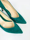Rachel’s - Green Suede Court Shoe
