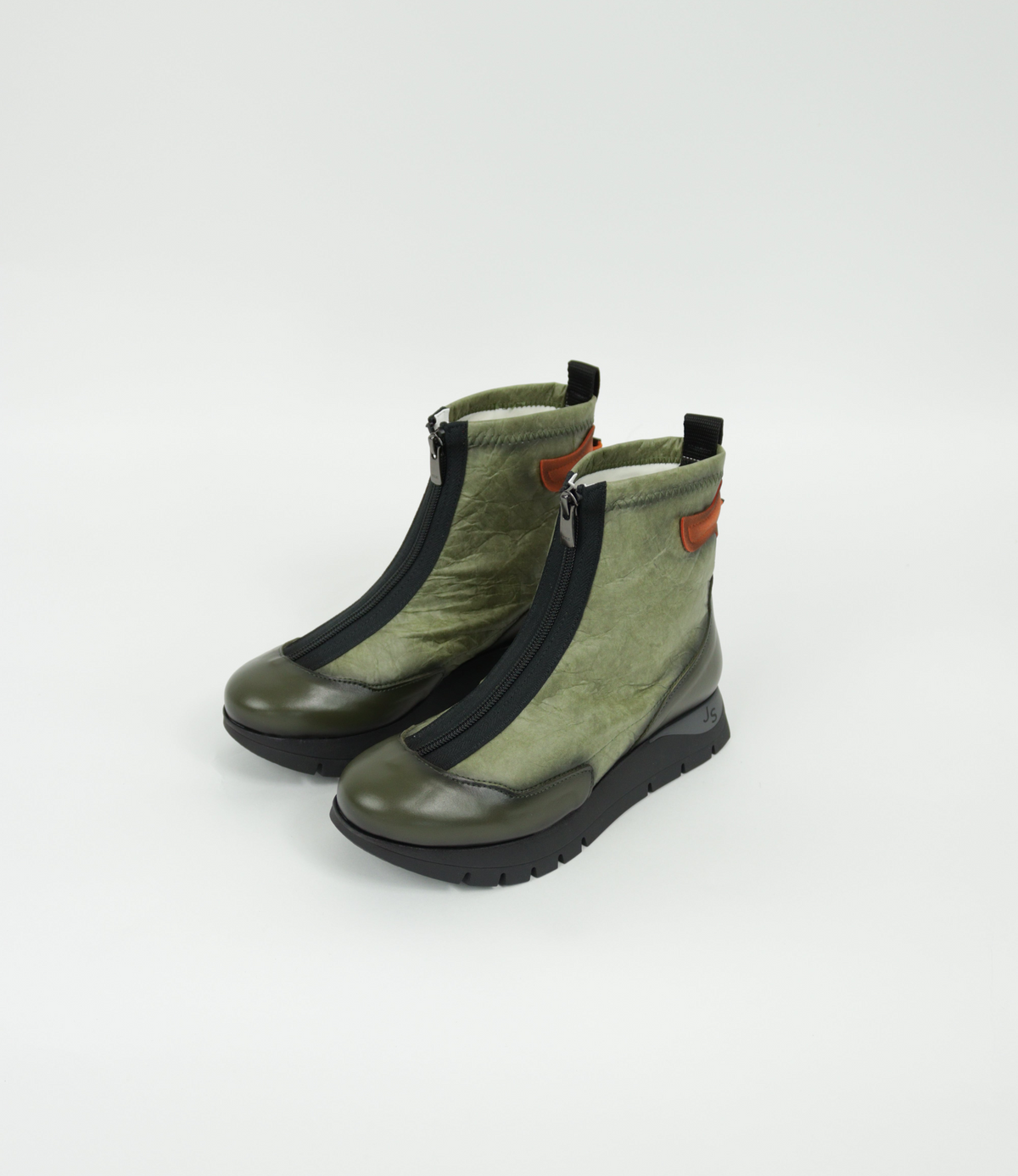 Jose Saenz - 2269 Khaki Zip Sock Boot