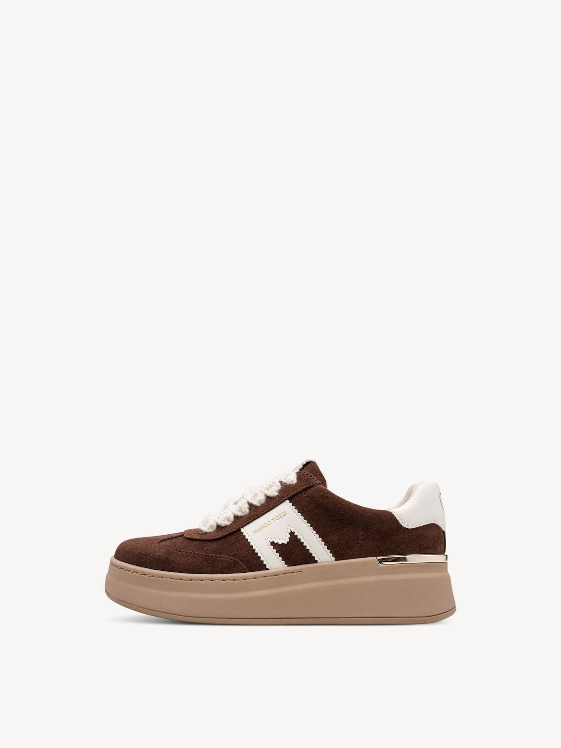 Marco Tozzi - 23758 Brown Suede Platform Trainer