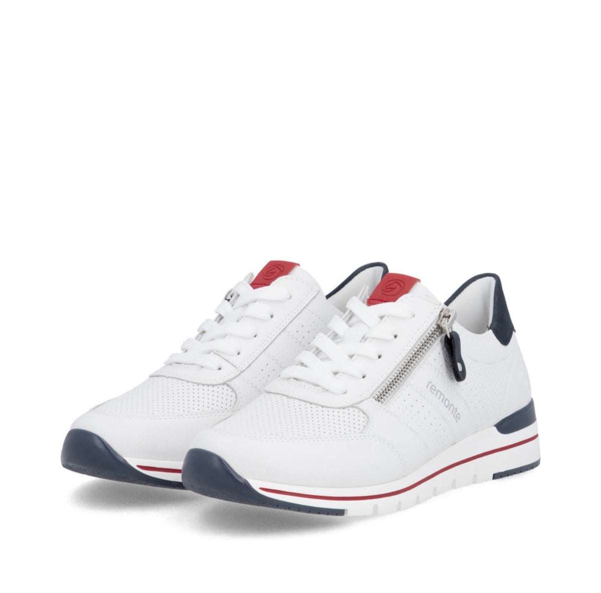 Remonte - R6705 White Pref Zip Trainer