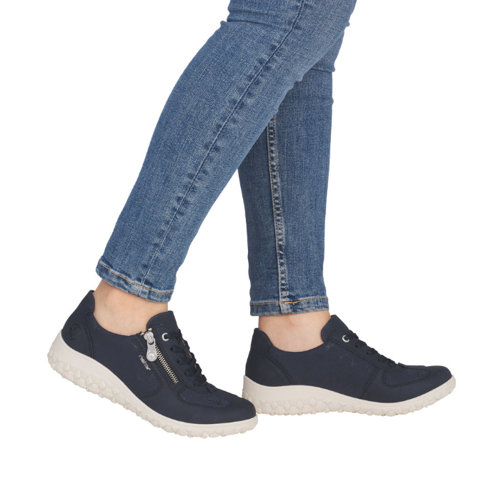 Rieker - 59501 - Navy Stretch Trainer