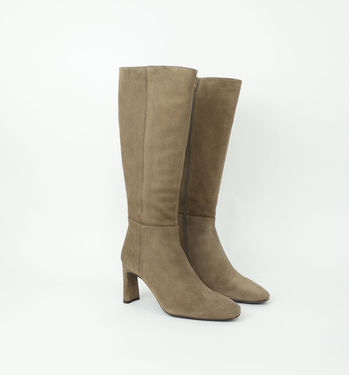 Unisa - Wolcot Taupe Suede Knee High