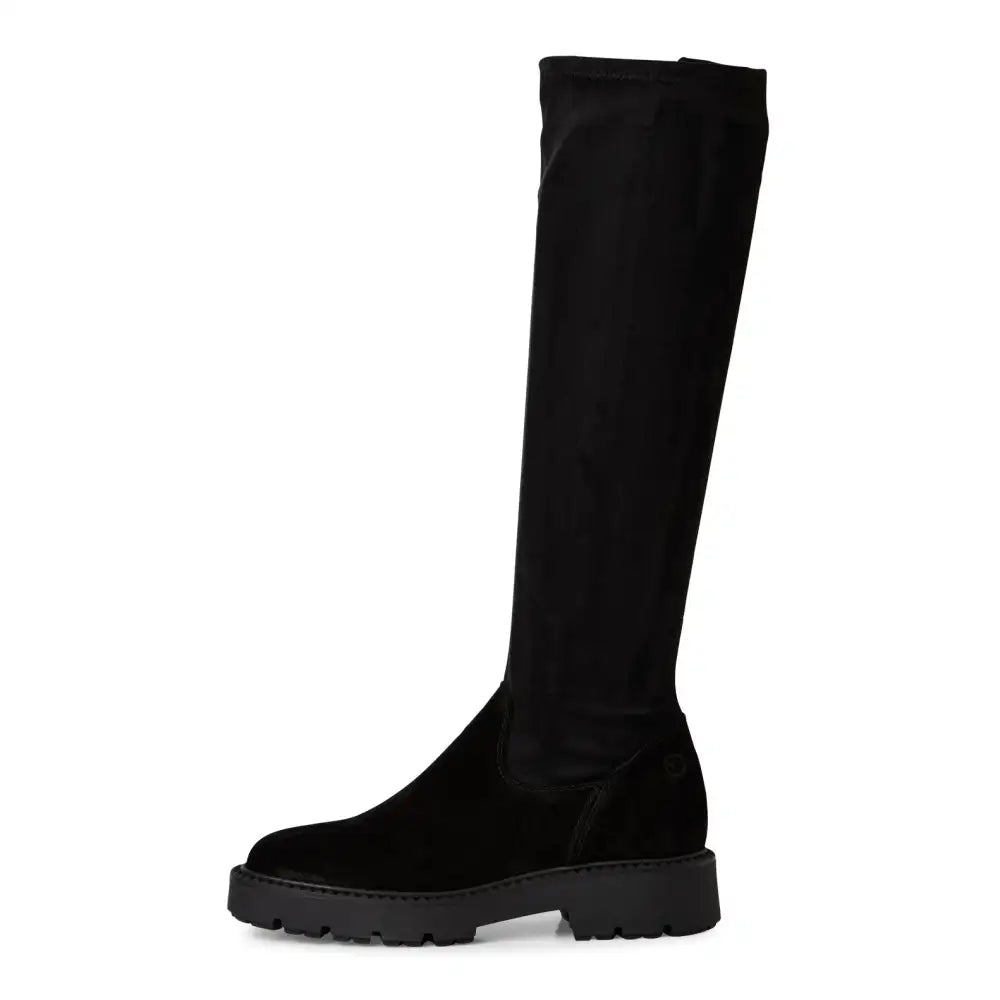 Tamaris - 25617 Black Suede Knee High