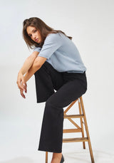 Anna - Black Wide Leg Jeans