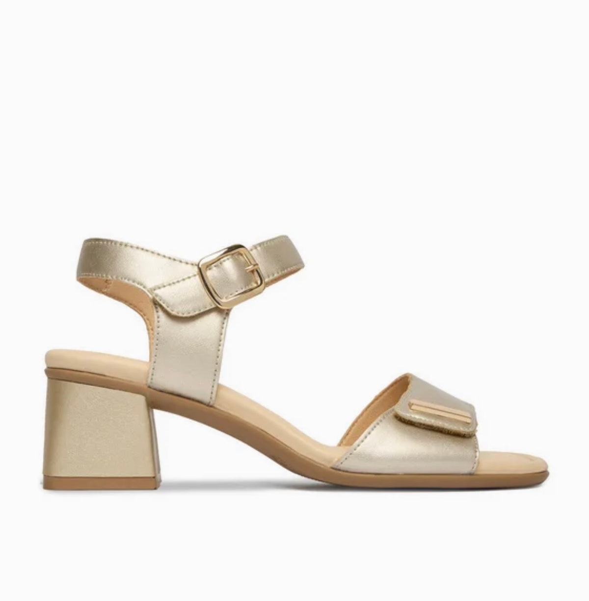 Remonte - D1K54-90 Gold Velcro Sandal