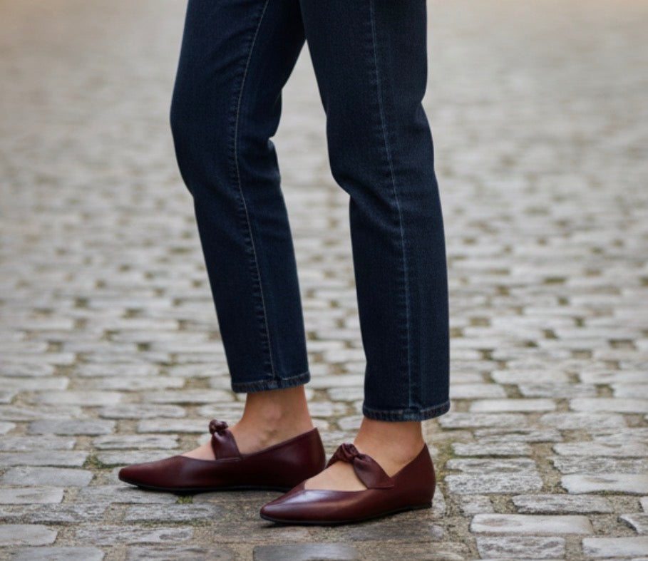 Wonders - A-3840 Burgundy Wedge Mary Jane