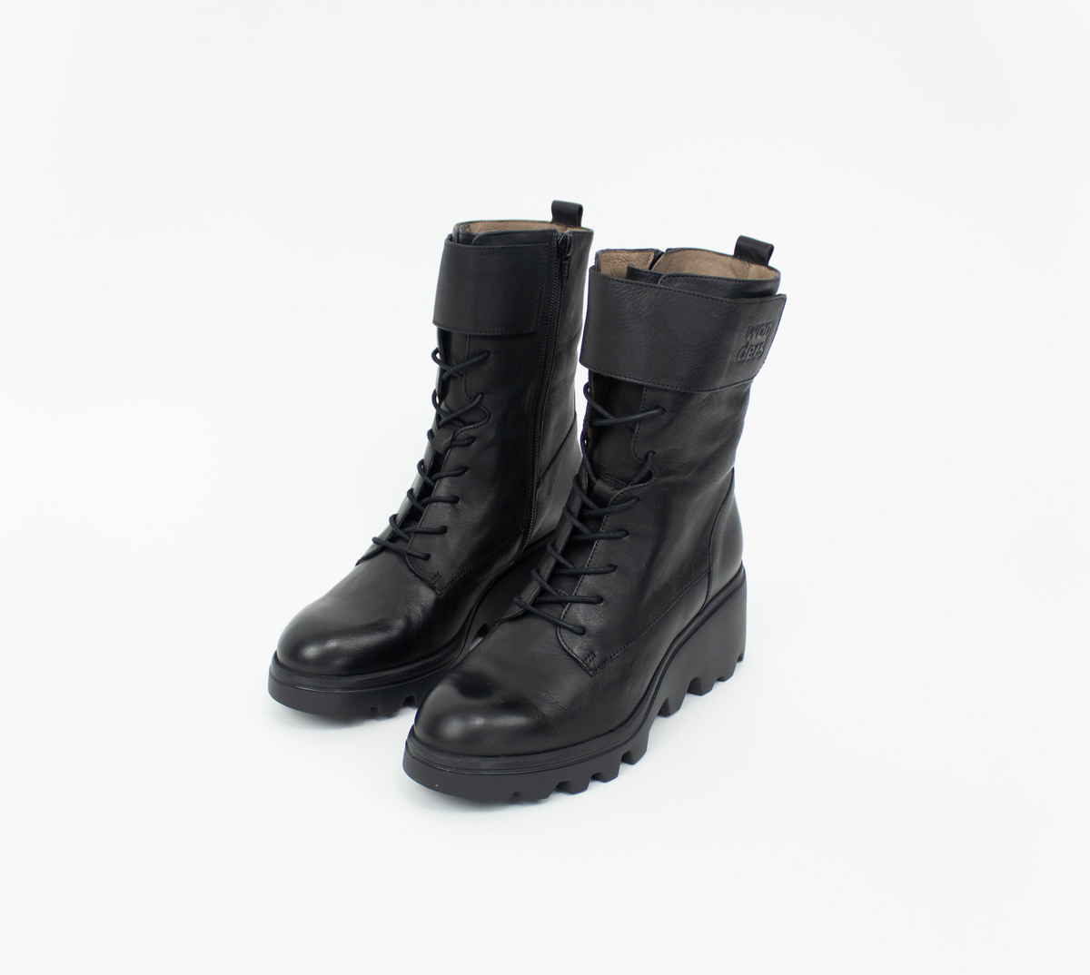 Wonders - G-7021 [Toronto] Black Biker Boot
