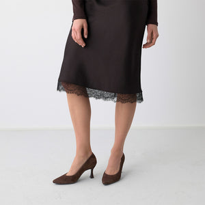 Paul Green - 3859 Brown Suede Court Shoe