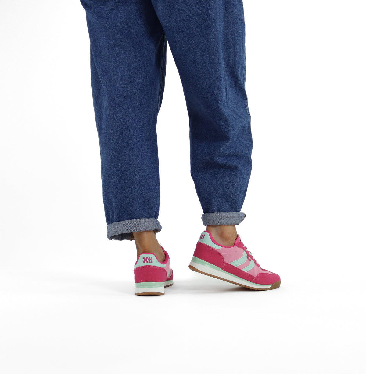 XTI - 145019 Pink & Mint Trainer