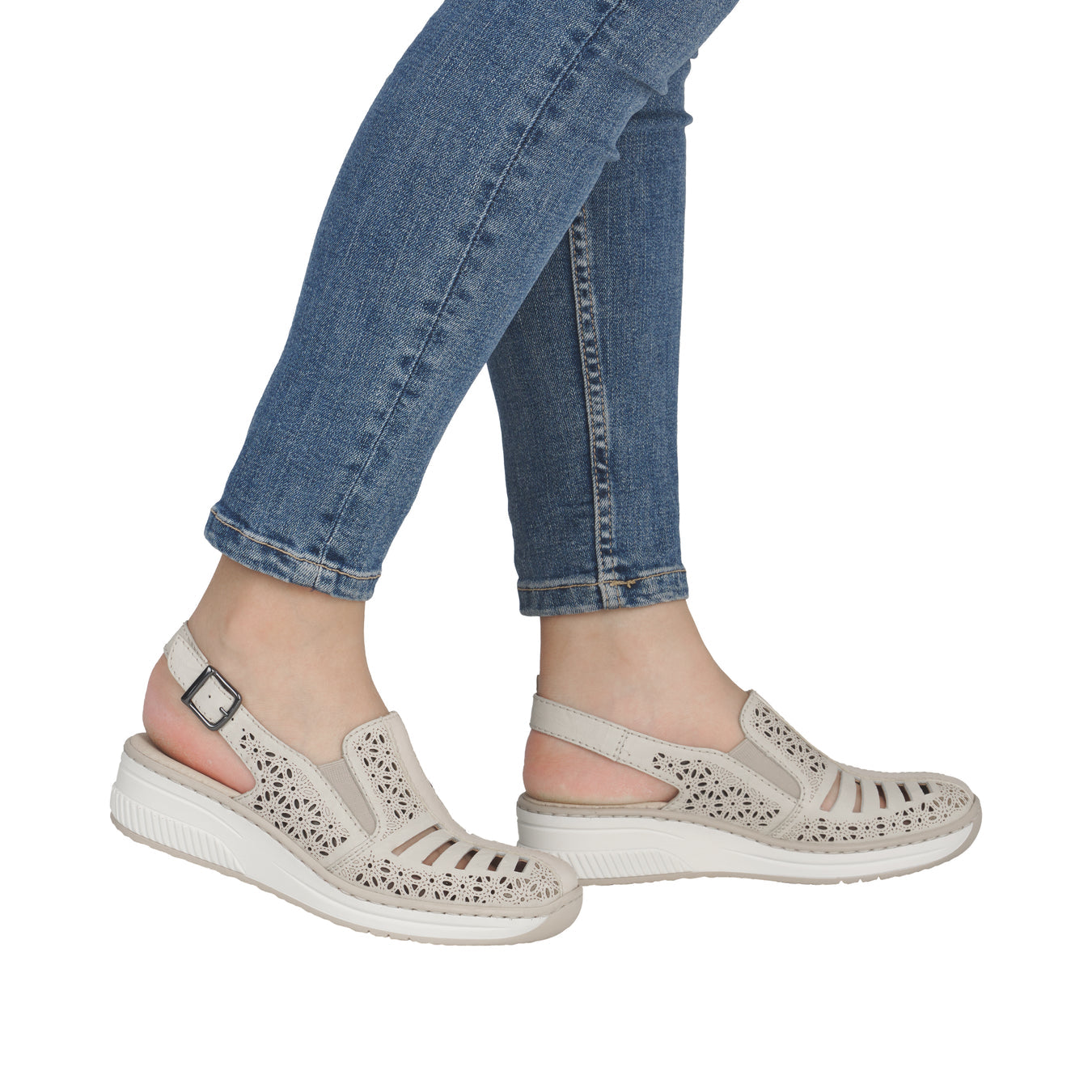 Rieker - 48763 Beige Pref Slingback