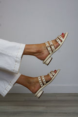 Lodi - A-Perseo Cream Stud Slide