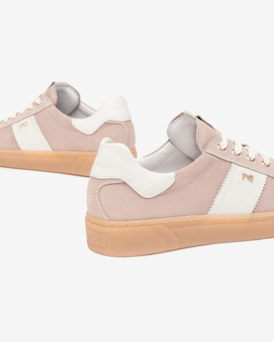 NeroGiardini - Blush Suede Retro Trainer [Preorder for March 22nd]