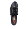Rieker - L59L1 Black Leather Trainer with side Zip